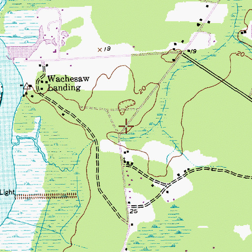 Topographic Map of Laurel Hill Church (historical), SC