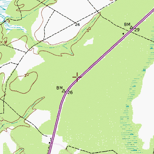 Topographic Map of Marysville School (historical), SC
