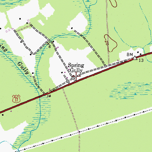 Topographic Map of Mount Pisgah Church, SC
