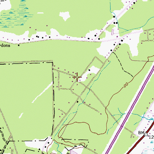 Topographic Map of Oak Hill, SC
