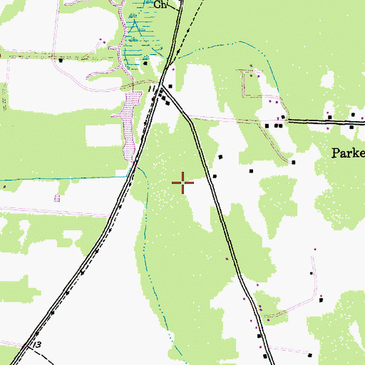 Topographic Map of Pawleys Retreat, SC