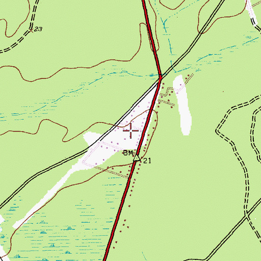 Topographic Map of Pringle Heights, SC