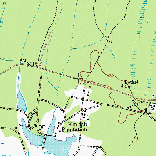 Topographic Map of Richfield School (historical), SC