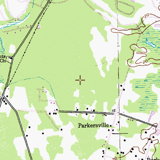 Topographic Map of River Golf Club, SC