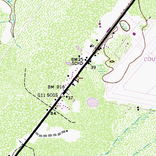 Topographic Map of Shiloh Church, SC