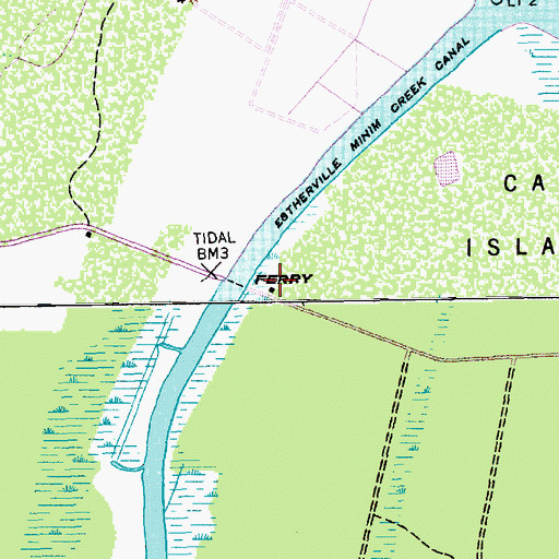 Topographic Map of Tom Yawkey Wildlife Center, SC