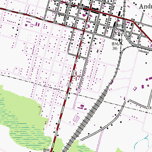 Topographic Map of Victory Freewill Baptist Church, SC