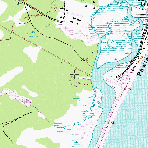 Topographic Map of Waterford Heights, SC