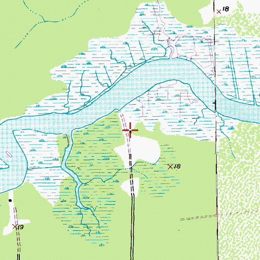Topographic Map of Woodstock Plantation, SC