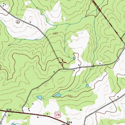 Topographic Map of Centennial School (historical), SC