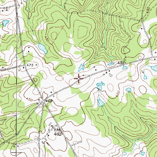 Topographic Map of Cool Spring School (historical), SC