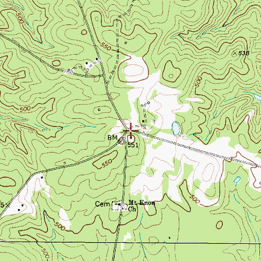 Topographic Map of Ellis (historical), SC