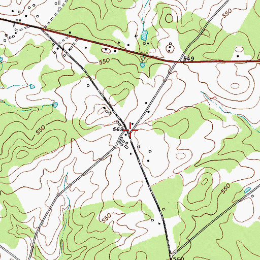 Topographic Map of Eulala, SC