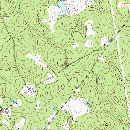 Topographic Map of Fairview School (historical), SC