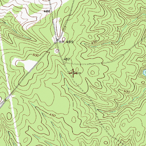 Topographic Map of Mission Church (historical), SC