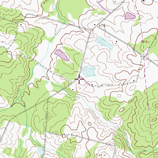 Topographic Map of Penn Creek School (historical), SC