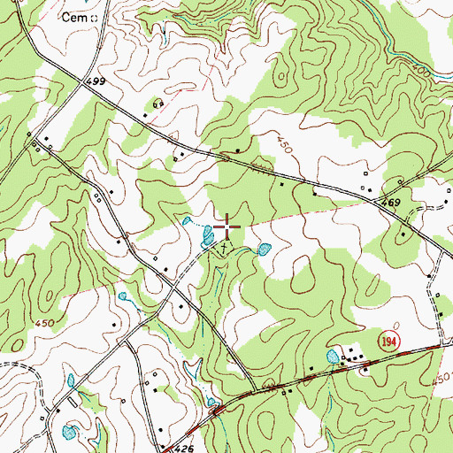 Topographic Map of Providence School (historical), SC