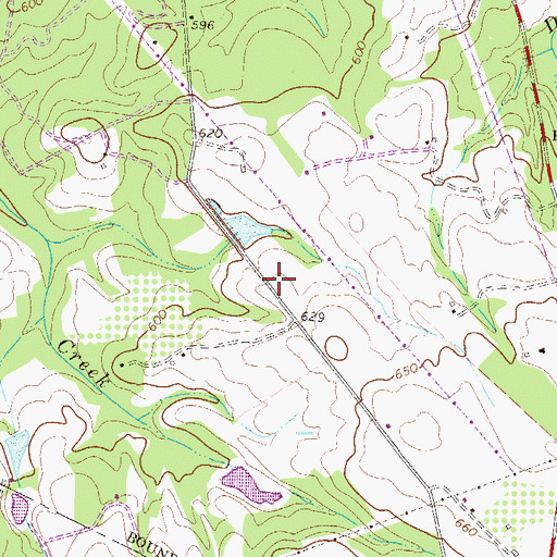 Topographic Map of Watsen School (historical), SC