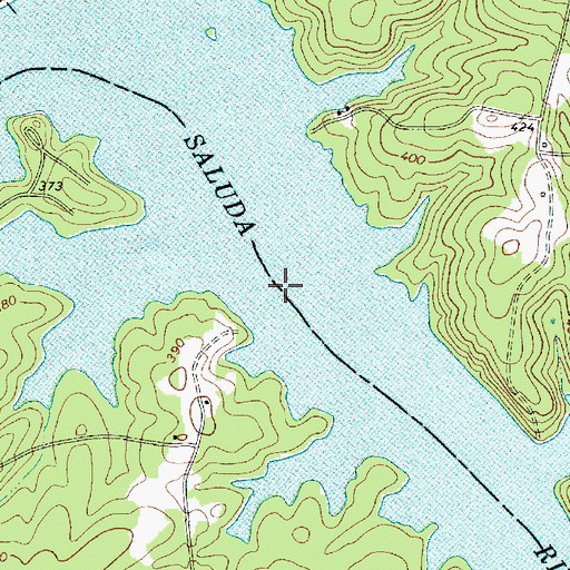 Topographic Map of Wyses Ferry (historical), SC