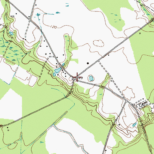 Topographic Map of Argyle, SC
