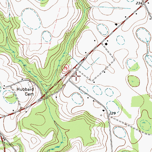 Topographic Map of Brightsville School (historical), SC