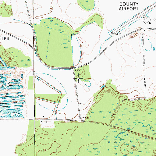 Topographic Map of Dudley School (historical), SC