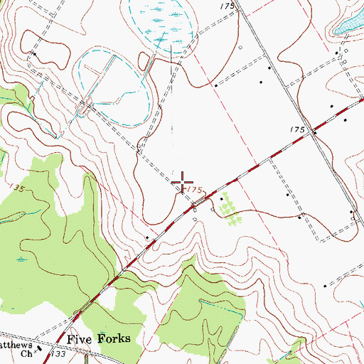 Topographic Map of Hebron School (historical), SC