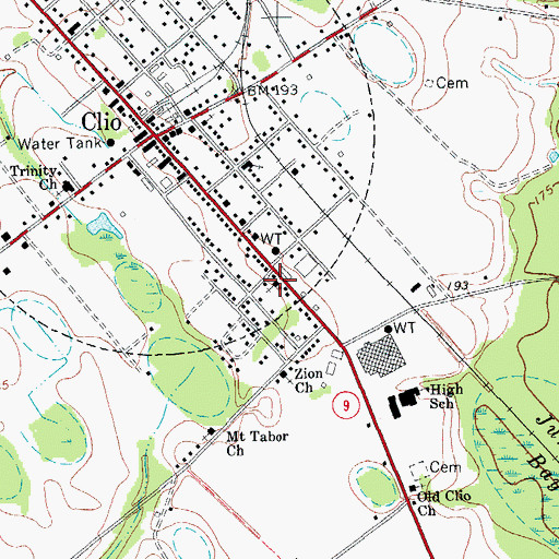 Topographic Map of Holiness Church, SC