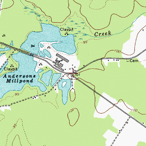 Topographic Map of Irby (historical), SC