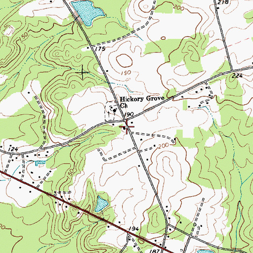 Topographic Map of Irby School (historical), SC