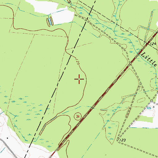 Topographic Map of Key School (historical), SC