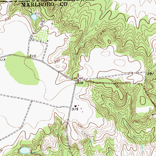 Topographic Map of Little Mountain (historical), SC