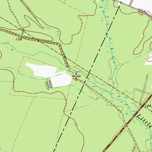 Topographic Map of Reedy Creek Springs (historical), SC