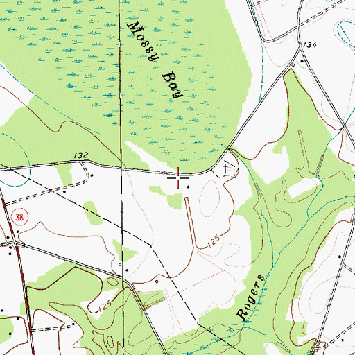 Topographic Map of Sandhill School (historical), SC