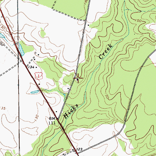 Topographic Map of White Creek Church, SC
