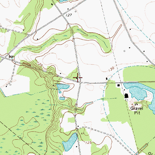 Topographic Map of Zion Church, SC