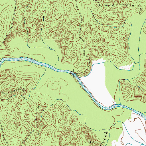 Topographic Map of Blackstocks Ford, SC