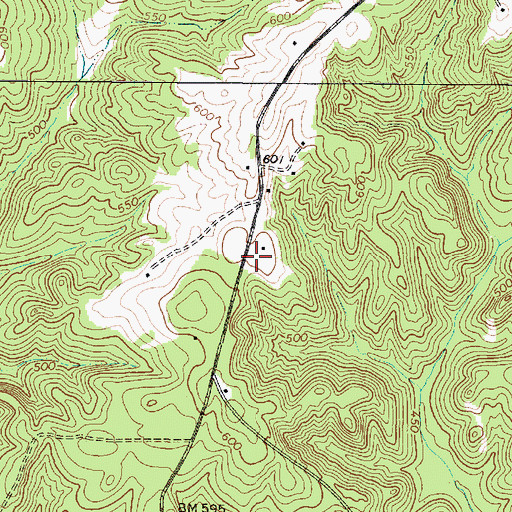 Topographic Map of Bobo Cemetery, SC