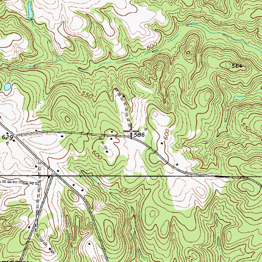 Topographic Map of Brannon School (historical), SC