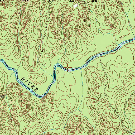 Topographic Map of Browns Ferry (historical), SC
