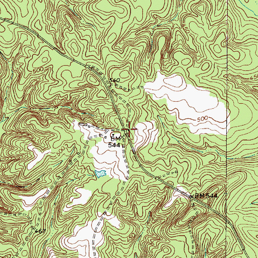 Topographic Map of Flint Hill Church (historical), SC