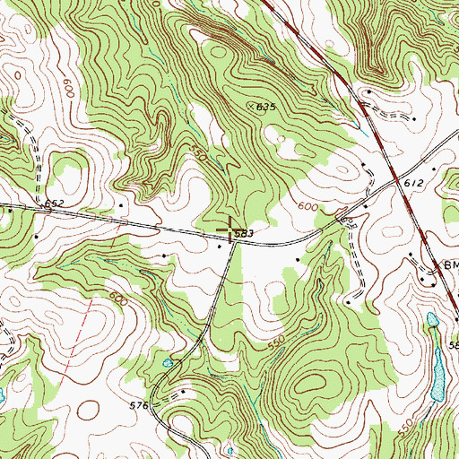 Topographic Map of Foster - Woolbright Cemetery, SC