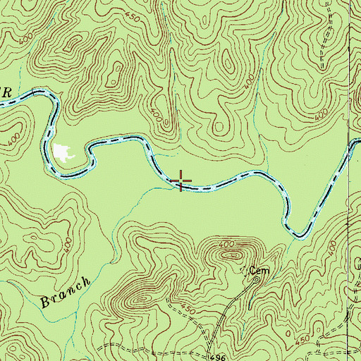 Topographic Map of Garretts Mill (historical), SC