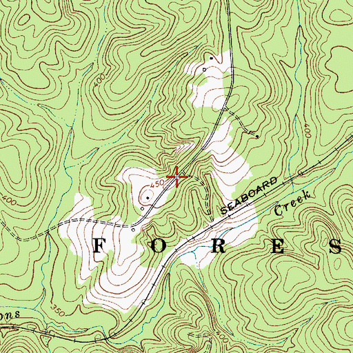 Topographic Map of Greenbrier School (historical), SC
