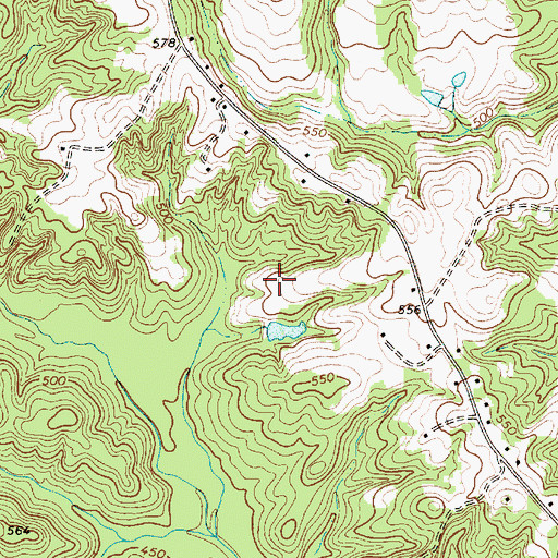 Topographic Map of Harris Cemetery, SC