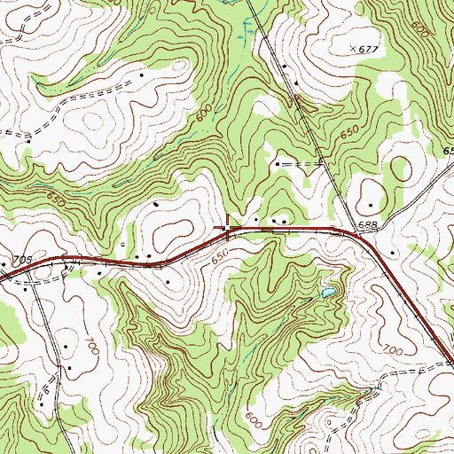 Topographic Map of Harris School (historical), SC