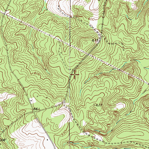 Topographic Map of Johnson Cemetery, SC