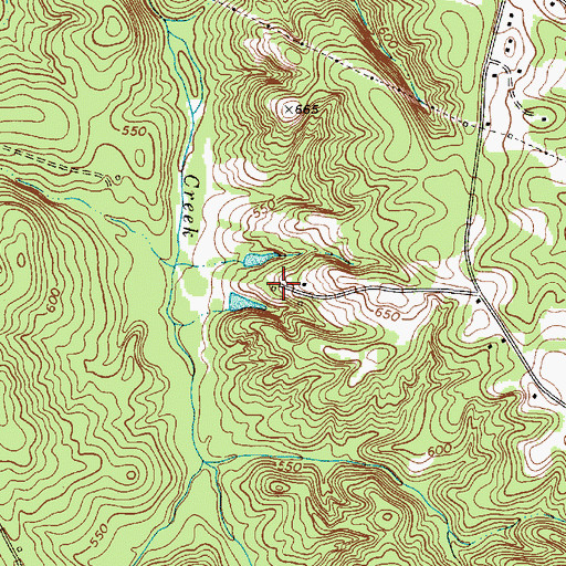 Topographic Map of Kelly Cemetery, SC