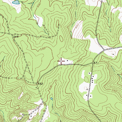 Topographic Map of Lawson Cemetery, SC