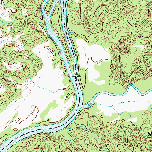 Topographic Map of Lockhart Lower Shoals, SC